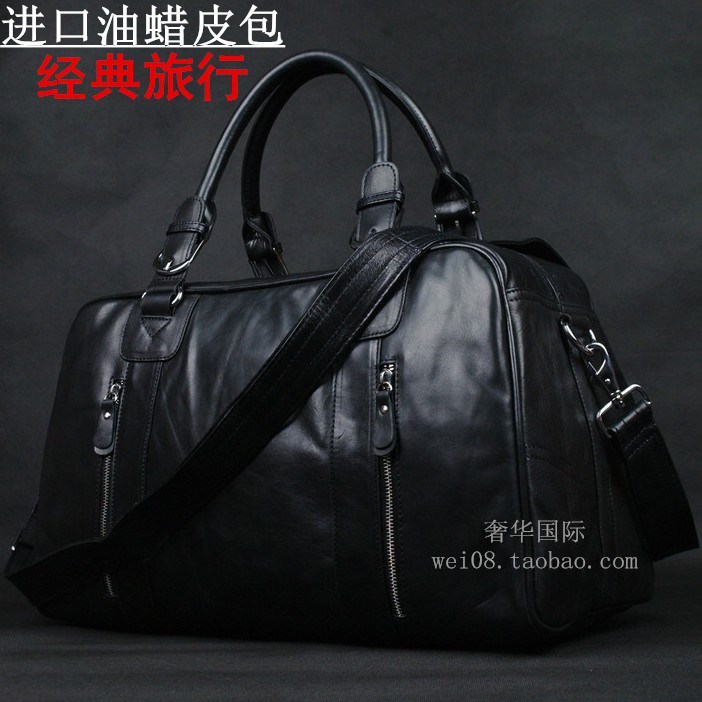 头层牛皮男包真皮包商务包出差包