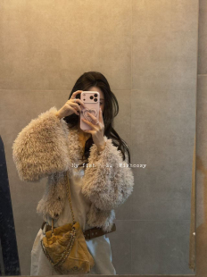 流苏毛流感短款 特价 鱼自留 韩货 毛毛外套 不退换