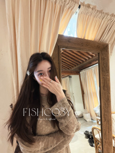 超美镂空微透针织衫 舒服透气