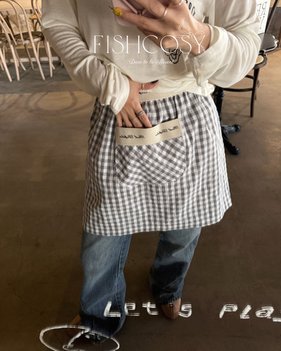 独家韩国百搭叠穿屁帘裙装饰围裙