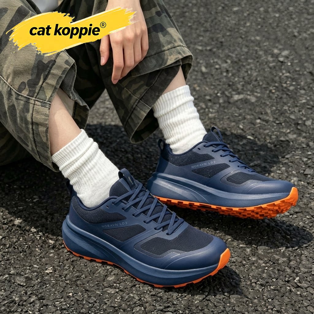 Cat Koppie夏季户外登山不防水男鞋防滑低帮徒步减震透气运动鞋