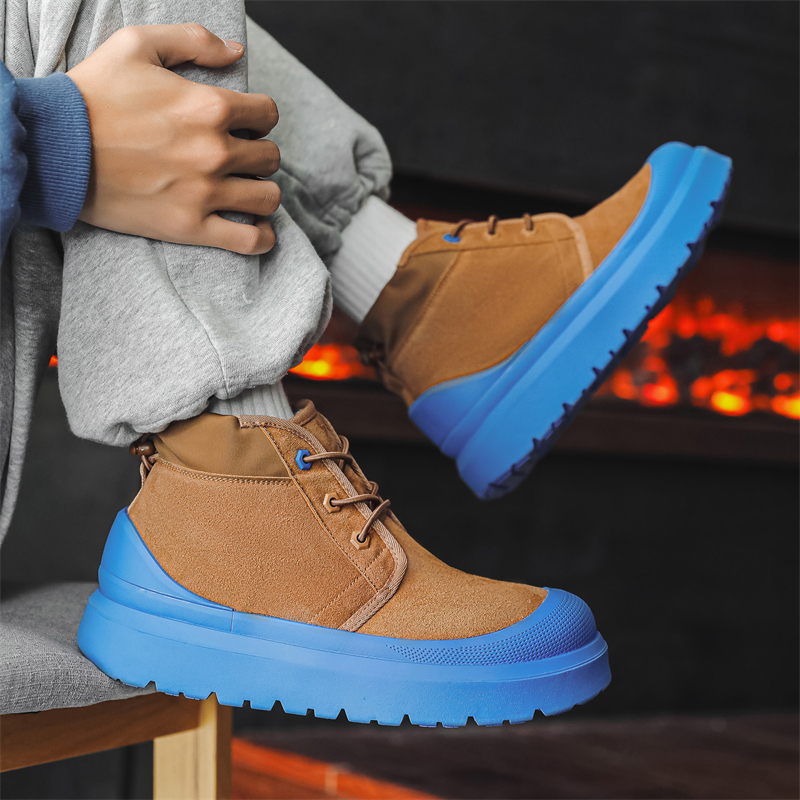 【香港&轻奢】雪地靴男女款冬季加绒加厚新款皮毛一体户外保暖潮