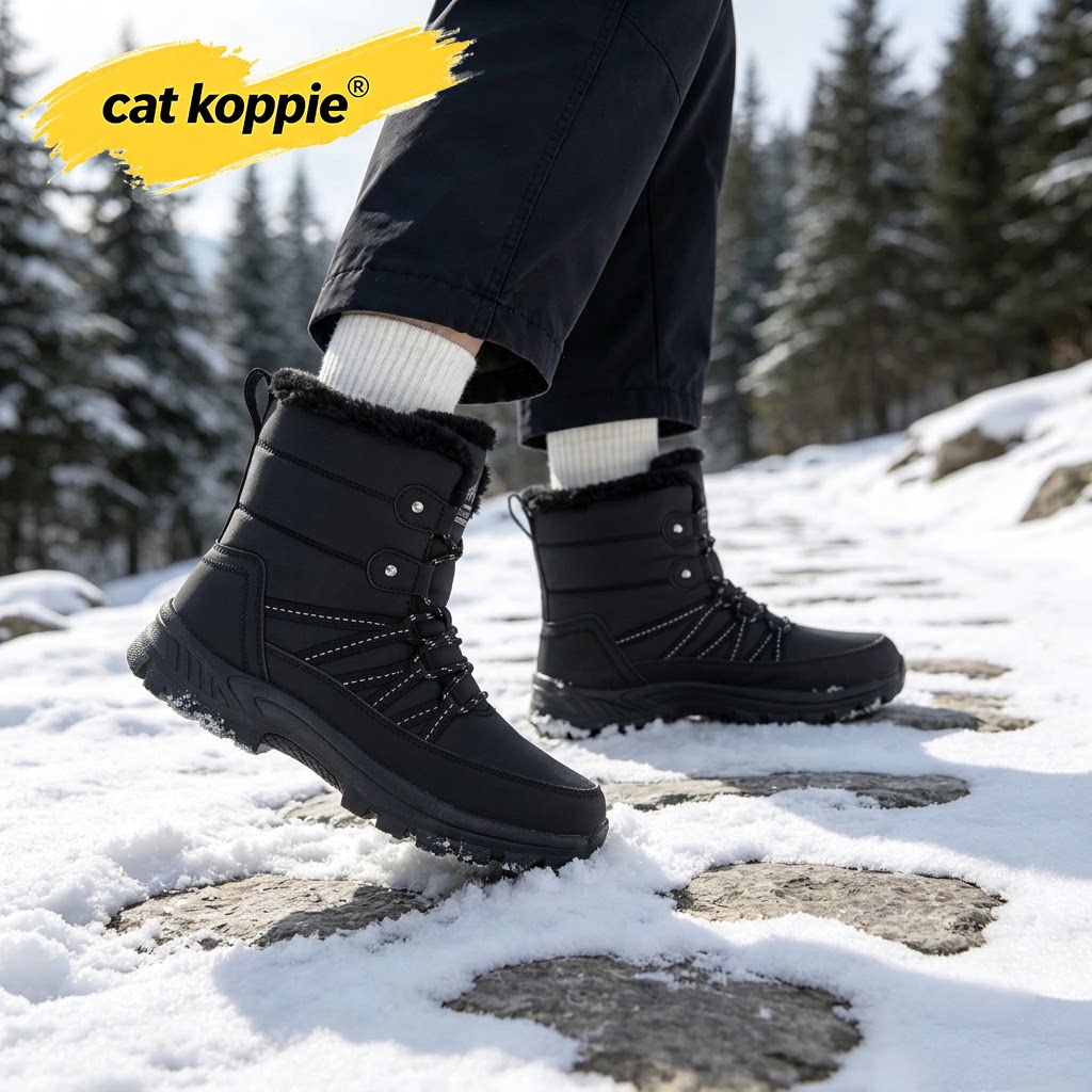 Cat Koppie雪地靴女款2026新款冬季加绒加厚防滑防水棉靴