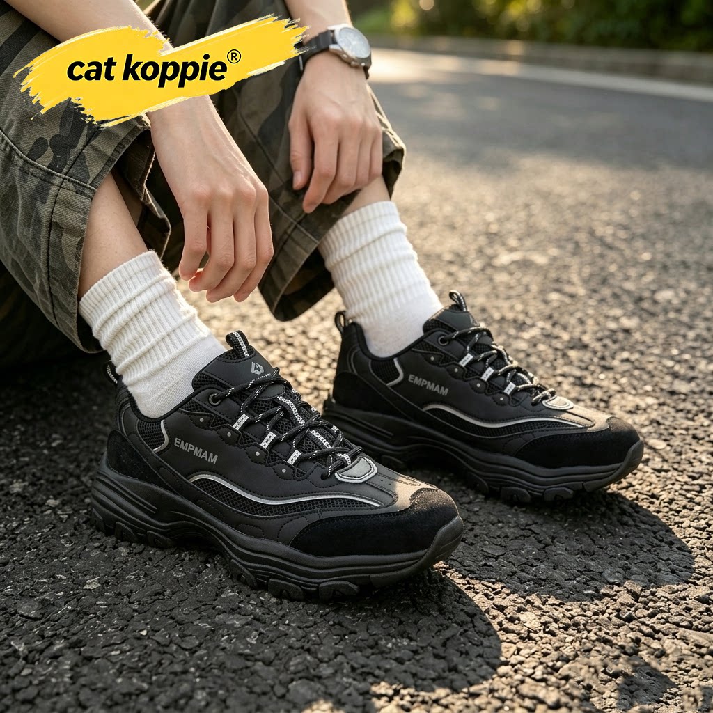 Cat Koppie秋季网面透气男女增高老爹鞋2026户外运动休闲鞋子