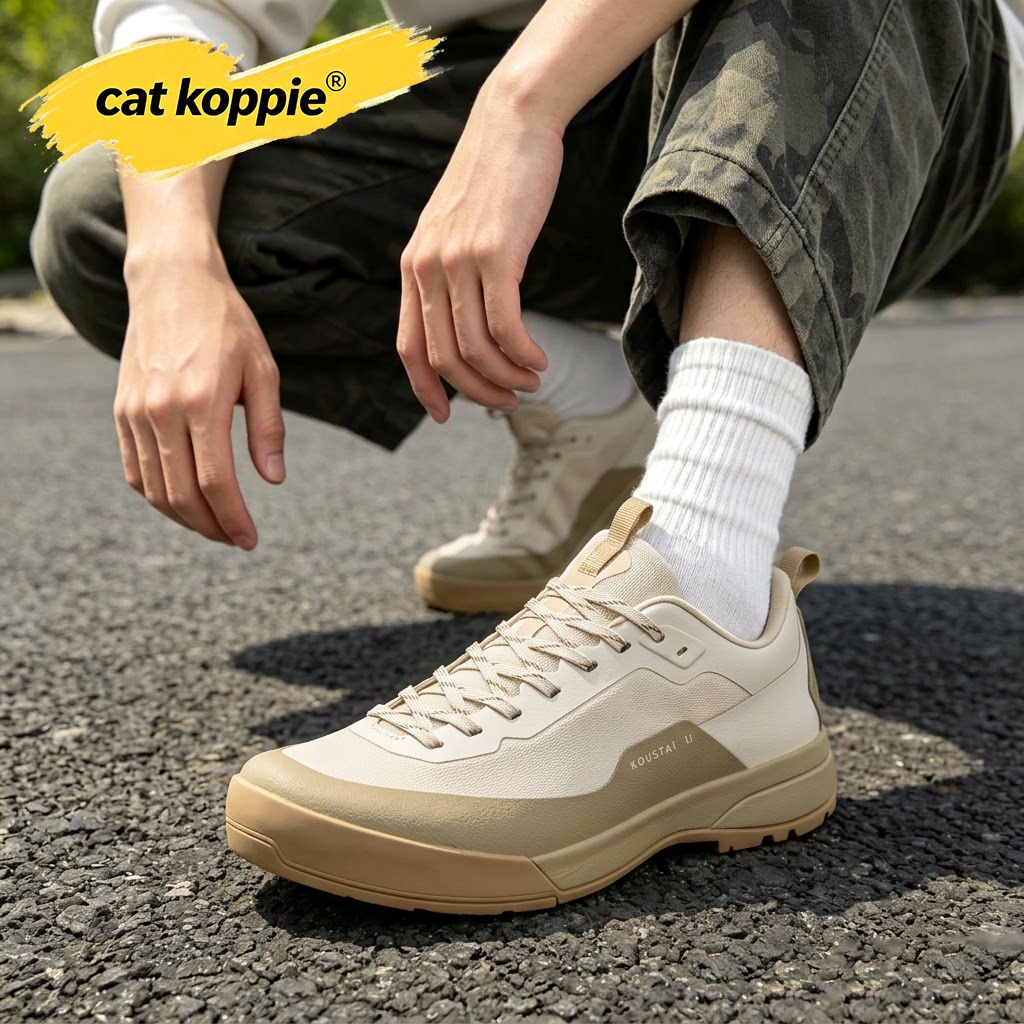 Cat Koppie新款秋季网面透气徒步旅行鞋轻便防滑户外登山休闲鞋