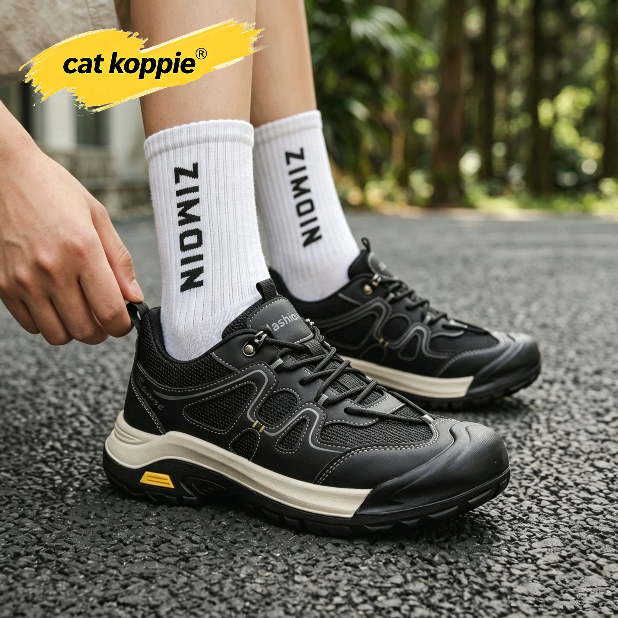 Cat Koppie户外登山男鞋2026新款秋季防滑耐磨徒步工作鞋休闲鞋