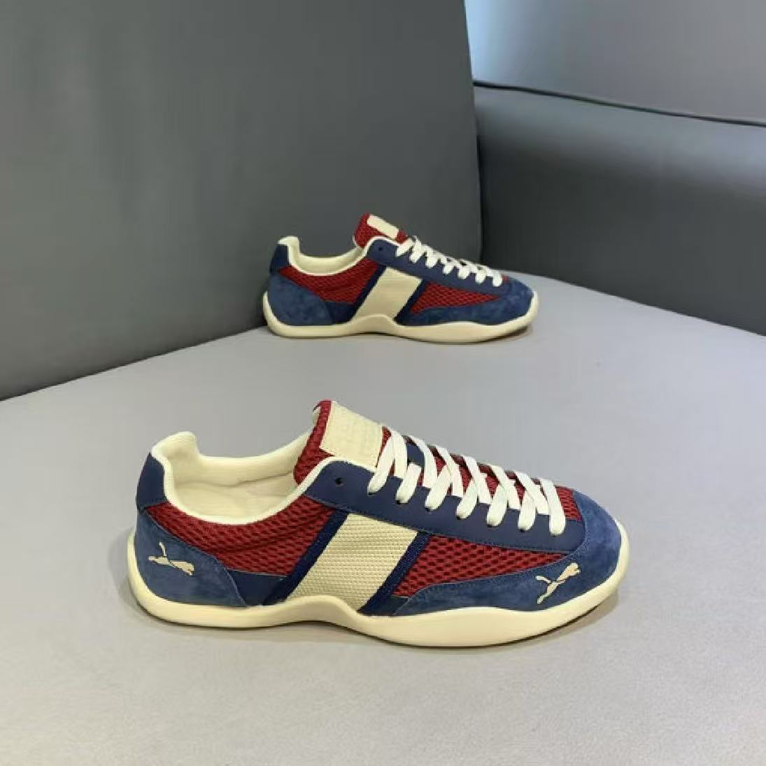 【香港&轻奢】青葱百搭潮流德训鞋2025新款舒适时尚拼色透气