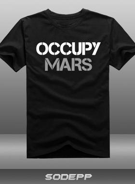 【马斯克同款T恤简化版】占领火星OCCUPY MARS SPACEX全棉短袖