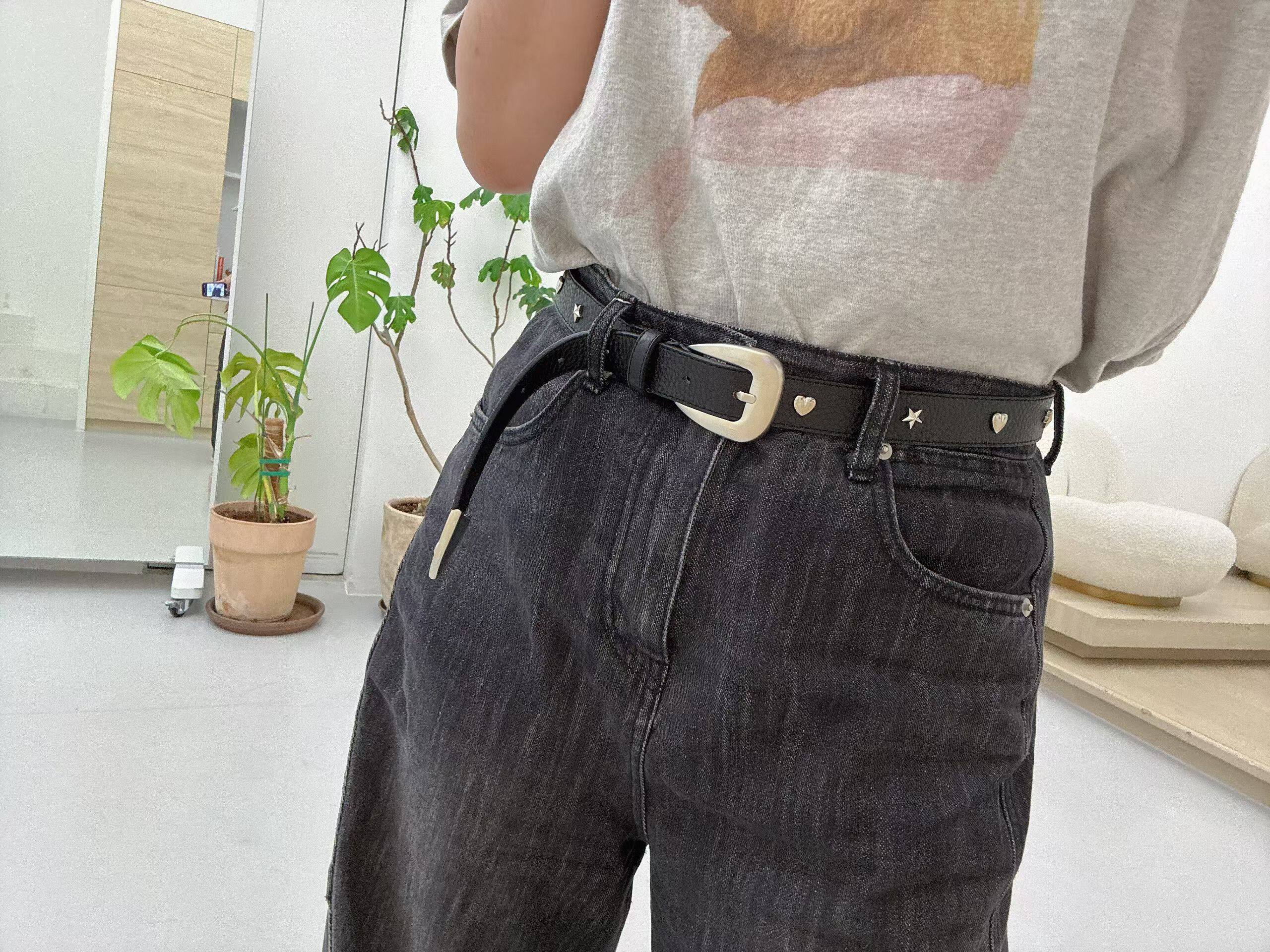 韩国东大门代购EO新款时尚百搭腰带女简约风格装饰皮带