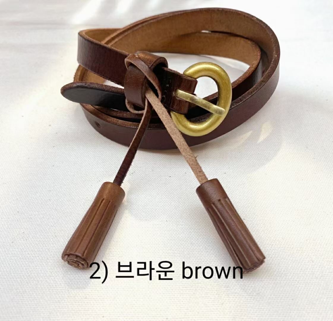 包邮韩国东大门代购EO新款牛皮小香风时尚装饰女士百搭腰带韩范