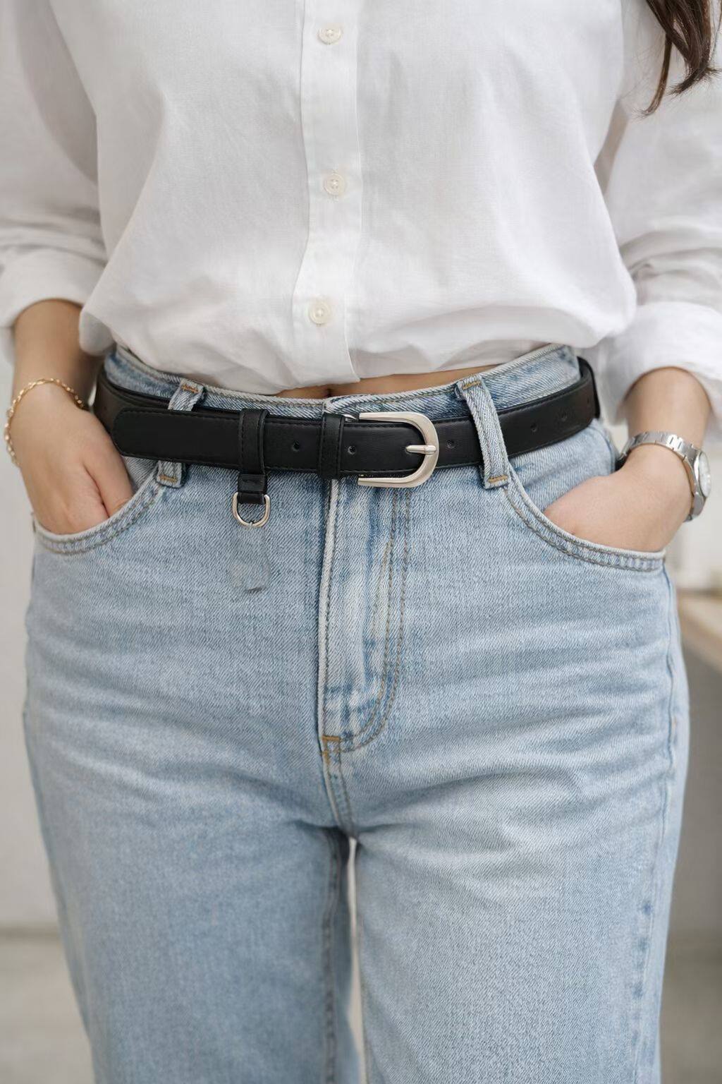 韩国东大门代购EO2026新款时尚百搭皮带女装饰腰带ins