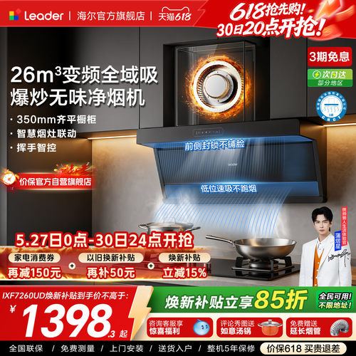 统帅懒人净烟机厨房家用大吸力