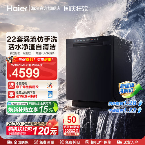 [新品]海尔洗碗机22套W30ProMax