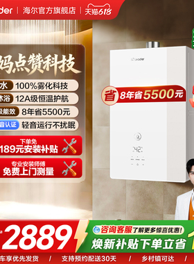 海尔出品统帅燃气热水器天然气家用恒温静音一级能效焕新补贴LG5E