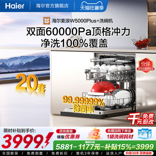 海尔麦浪20套洗碗机W5000Plus+