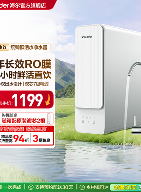 统帅鲜活水1000G净水器家用直饮机厨房自来水厨卫家庭净水机10H10