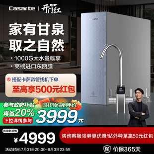 卡萨帝揽光套系锌锶矿泉水净水器家用厨房过滤器直饮机反渗透