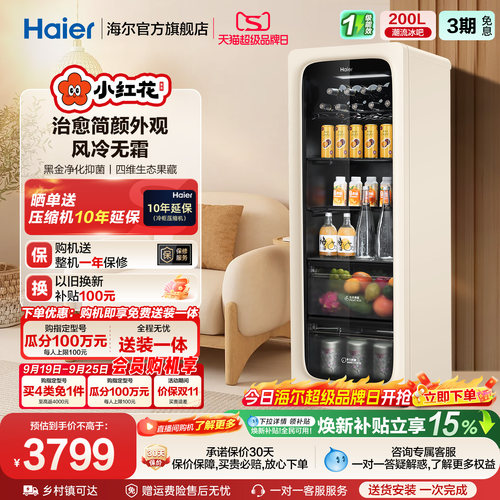 海尔治愈简颜外观风冷无霜冷柜