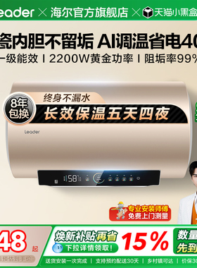 海尔出品统帅家用电热水器速热一级能效以旧换新镁棒免换官方LD5S