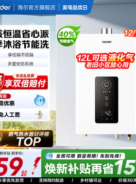 海尔出品统帅官方燃气热水器天然气煤气家用洗澡恒温焕新补贴LS1