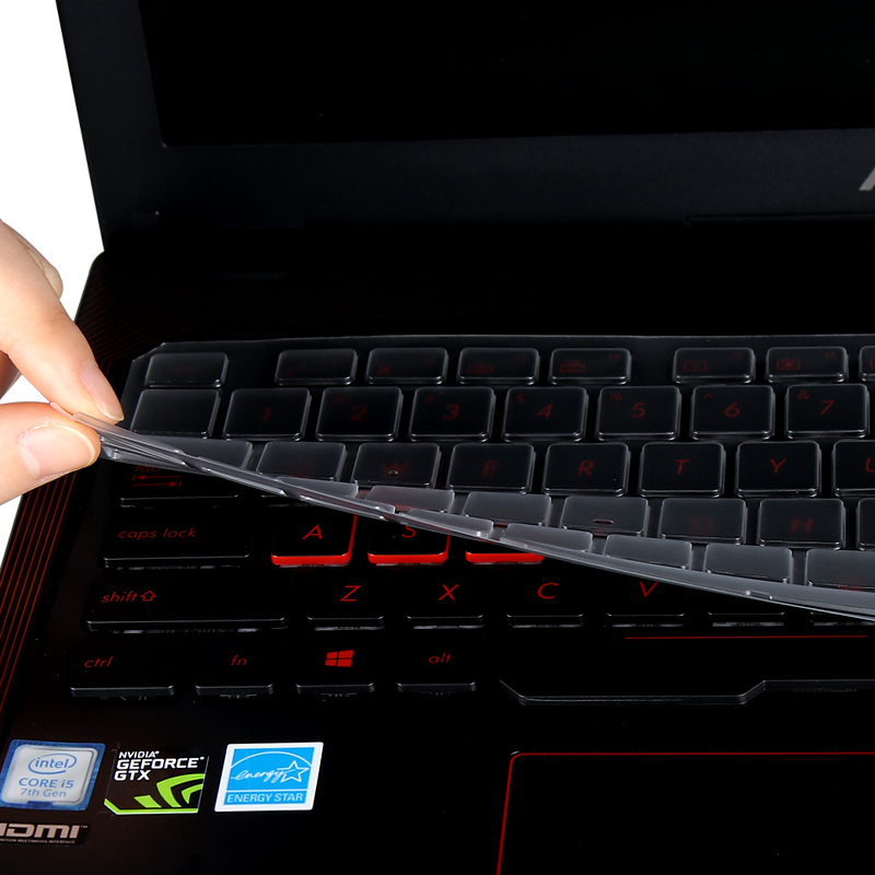 华硕笔记本电脑键盘膜飞行堡垒6/7/8代fx95 fx506l保护膜顽石贴膜