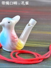 свисток 鸟鸣器幼儿小鸟叫叫陶瓷口哨水鸟叫叫儿童吹奏玩具婴儿口吹叫哨