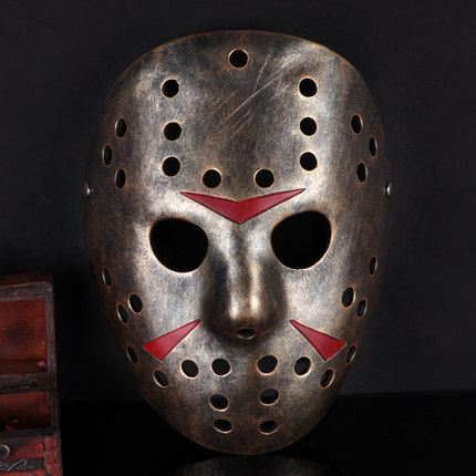 万圣节包邮珍藏版电影主题面具杰森面具弗莱迪大战杰森主题面具