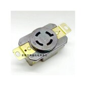 30R黑色 L16 台湾LKEW隆光插座NEMA美规大功率LK 2434F30A480V4P