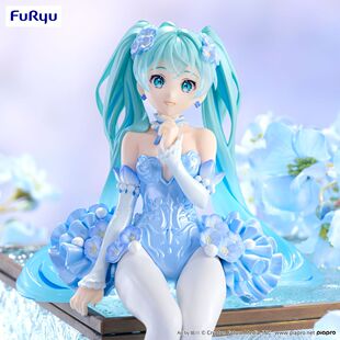 正版现货 FURYU 初音未来 粉蝶花仙子蓝色Ver. 景品手办