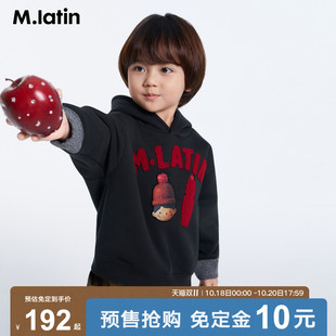 【双11预售】马拉丁童装儿童卫衣26冬新款美式复古小木偶连帽卫衣