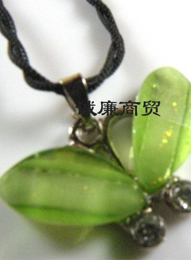 琉璃饰品 绿色蝴蝶 jyg93480072