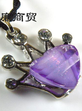 琉璃饰品 紫色皇冠 jyg93480135