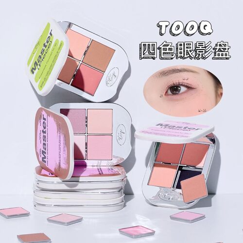 韩国TOOQ四色磁铁眼影腮红盘