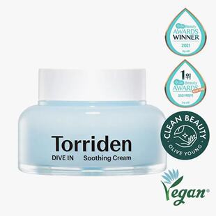 olive young霸榜韩国Torriden桃瑞丹玻尿酸啫喱面霜100ml滋润保湿