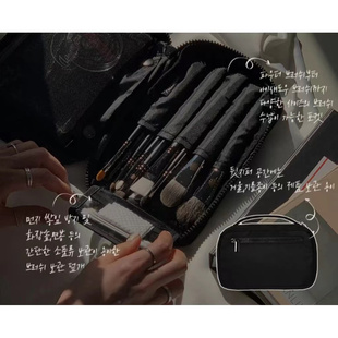 正品韩国PiccassoCarrier combo黑色化妆包手提包收纳刷包