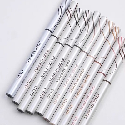 韩国胶笔 CLIO珂莱欧圆管眼线升级款2mm极细防水眼线胶笔纤细