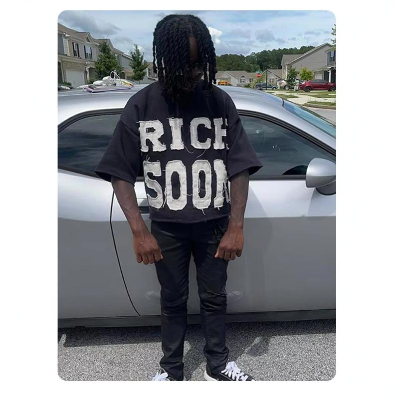 Fashion short-sleeved loose shirt tops casual T-shirt男款