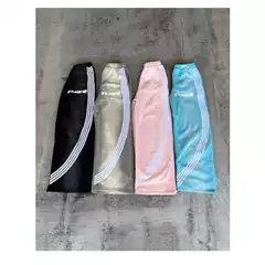 Classic Striped Sweatpants Hip-Hop Street Loose Casual Wide-Leg Pants