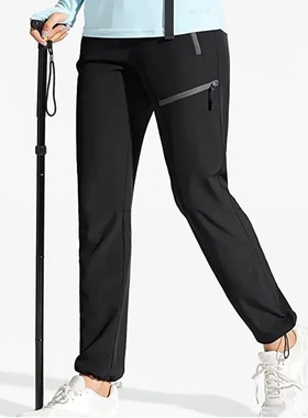 Casual golf pants, stretch-fitting straight-leg sport pants