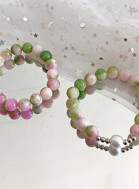 手链新中式玉色小众时尚个性设计感女手工国潮气质手串好搭手饰品