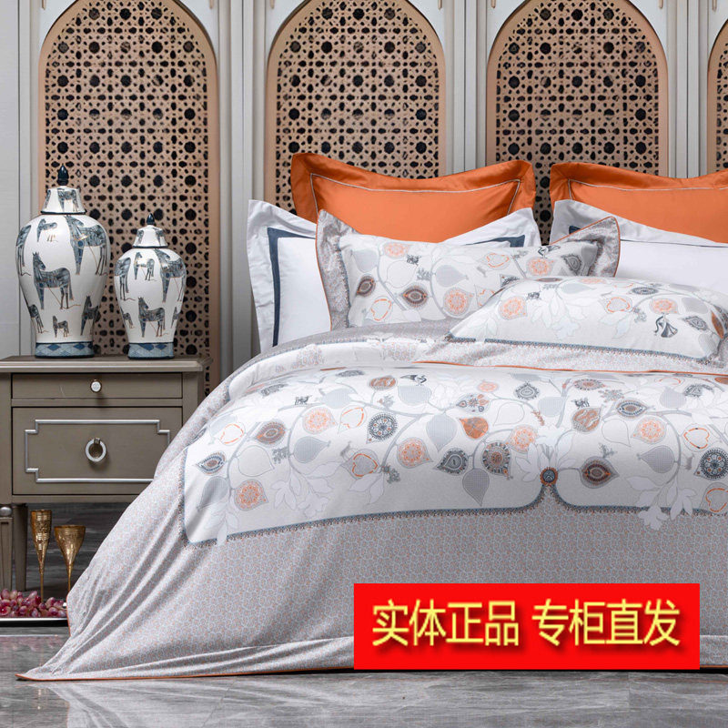 多喜爱25春季新款大美新疆线下专柜款60新绒棉四件套纯棉千祥西域