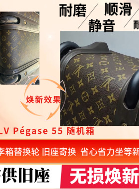 适用LVPégase55行李箱替换静音