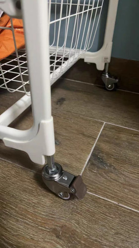 适用宜家艾格特置物架轮子静音轮适用IKEA algot 置物架万向轮