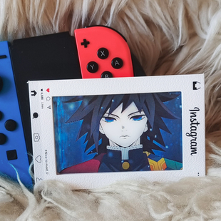 鬼灭之刃周边挂件联名电影谷子卡片吧唧无限城海报光栅卡贴纸日谷