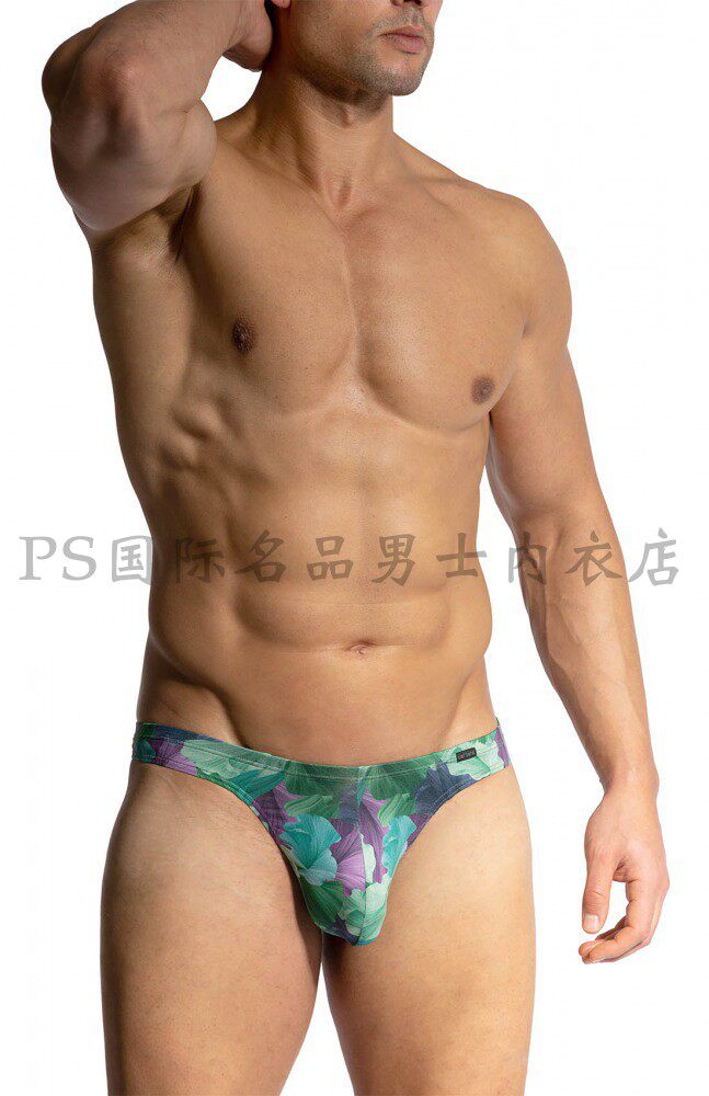 Olafbenz印花舒适透气丁字裤