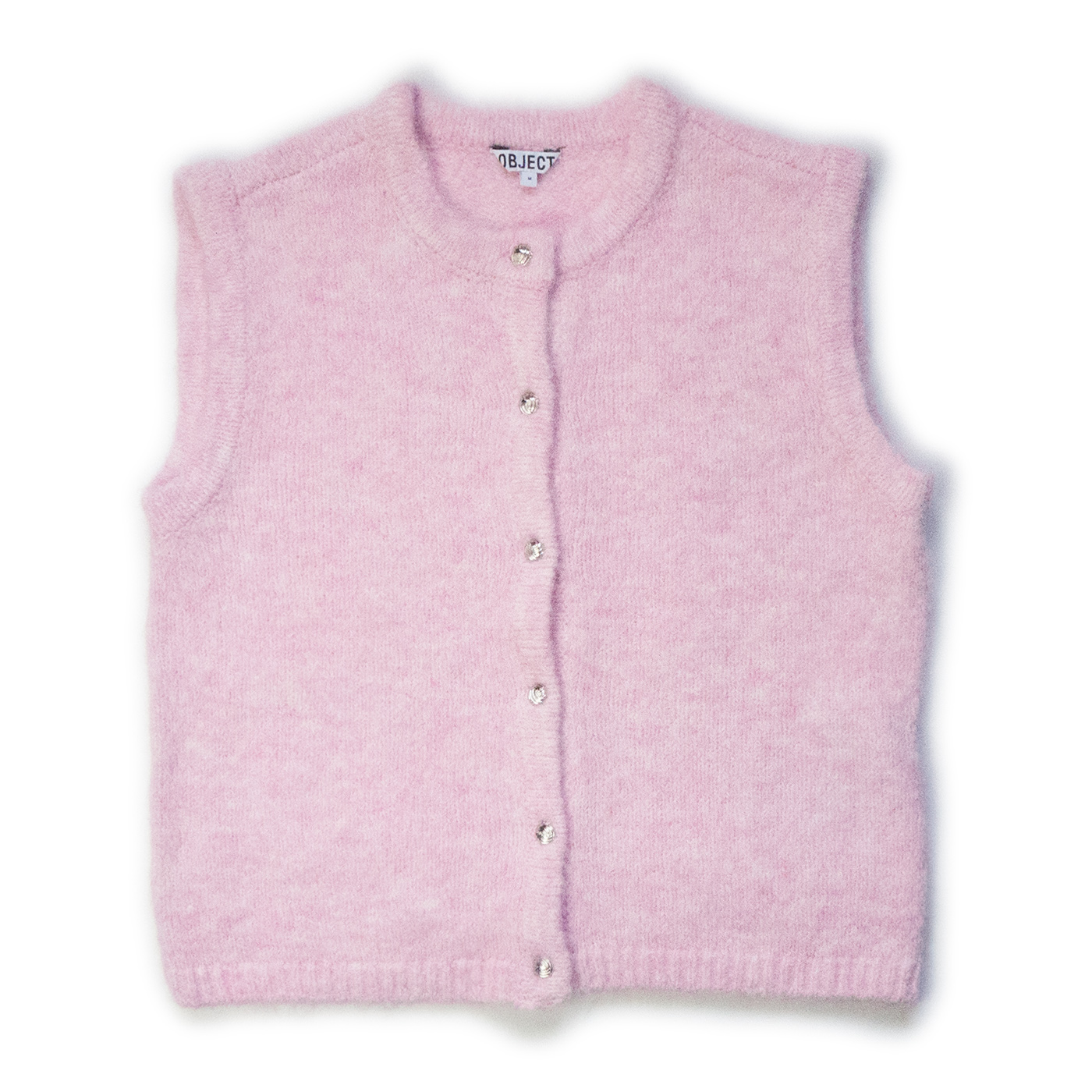 北欧复古花线冰淇淋多色超柔软温暖圆领毛衣针织背心马甲马夹女款