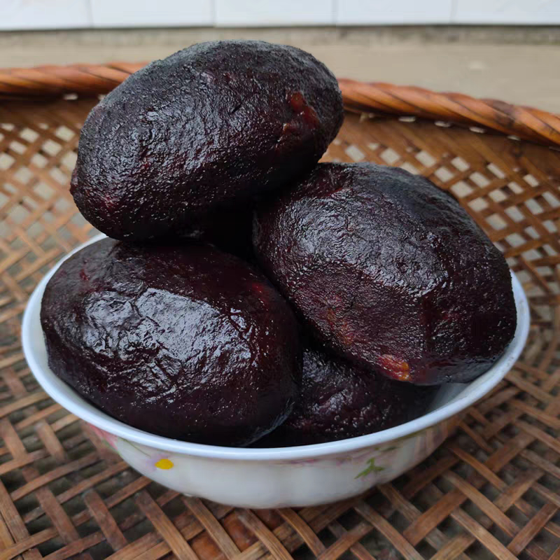 湖南农家自制肉多大猪血丸子宝庆血粑豆腐干血豆腐 一袋两个400克