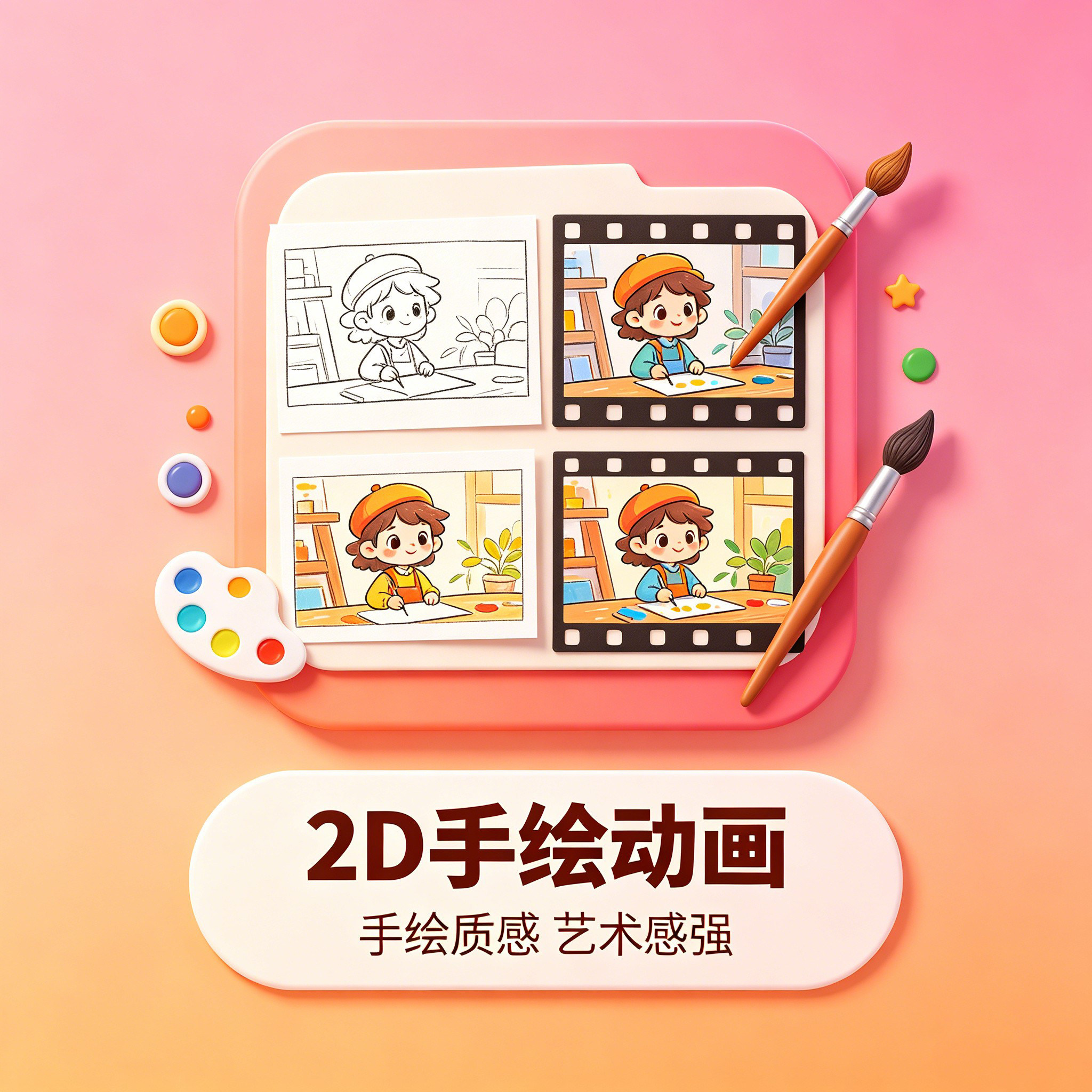 深圳手绘动画mg动画科普动画教FLASH/动画制作