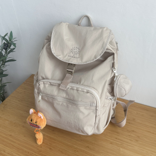 超轻便大容量旅行双肩包女日系轻便简约时尚 休闲户外徒步电脑包