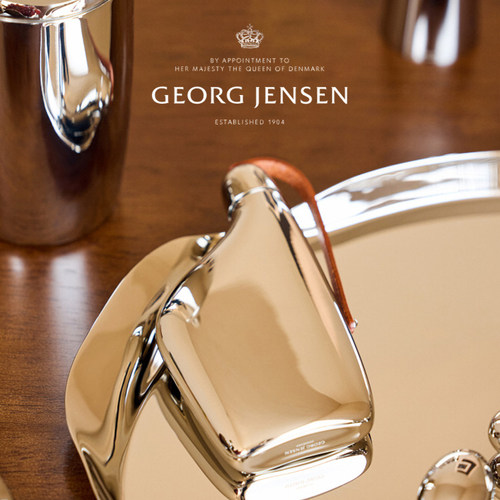 GeorgJensen乔治杰生不锈钢酒壶